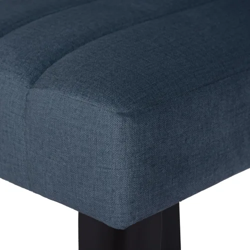 Vista 11 de Roundhill Furniture Wendell - Juego de 2 sillas de comedor tapizadas contemporáneas, color azul