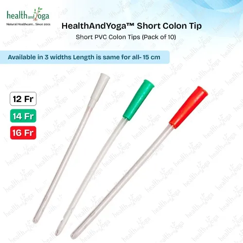 Vista 6 de SoulGenie HealthAndYoga™ Suministros de enema - 5.9 in sin molestias, puntas de colon de grado médico - Extremo redondeado flexible para inserción
