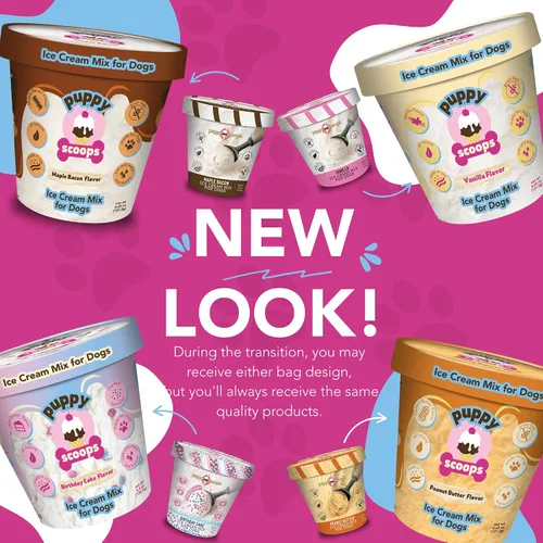Vista 8 de Mezcla de helado para perros Puppy Scoops: maple con tocino - Agregue agua y congele en su hogar