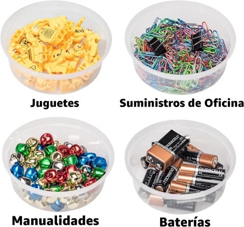 Vista 6 de Durahome – Recipientes de plástico deli con tapas, calidad premium, apto para microondas, transparente almacenamiento de alimentos, contenedor
