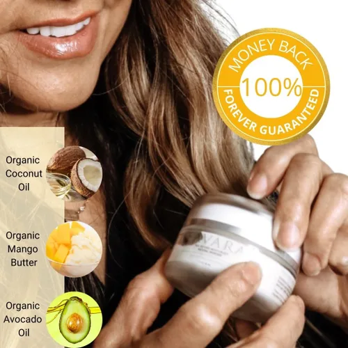 Vista 6 de Crema hidratante diaria antienvejecimiento orgánica y crema de ojos antienvejecimiento