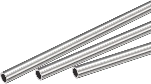 Vista 55 de Uxcell Tubo capilar de acero inoxidable 304, OD 0.4 mm x 0.1 mm de grosor de pared, 250 mm de longitud, tubo metálico para maquinaria industrial