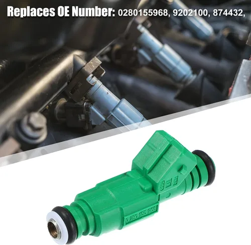 Vista 2 de X AUTOHAUX 8pcs 0280155968 Inyector de combustible para Volvo S60 2.3T 2001-2004 2.4T 2001-2009 2.5T 2003-2009