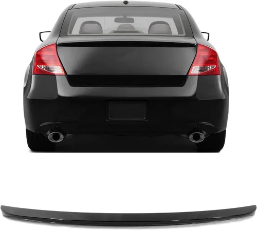 Vista 8 de IKON MOTORSPORTS Alerón de maletero compatible con Honda Accord Coupe 2008-2012 de 2 puertas, estilo de fábrica pintado #B536P azul real perla ABS
