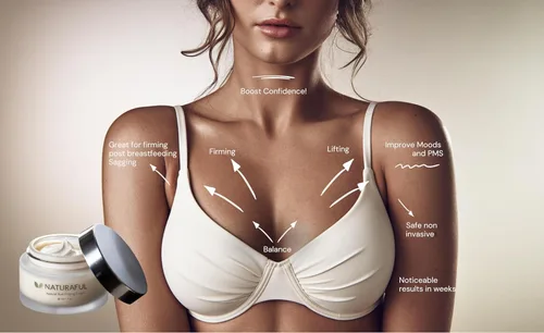 Vista 2 de (3 Jar) parte superior Rated Breast Enhancement Cream – Crema de la ampliación de mama, crema reafirmante Levantamiento Trusted naturales por