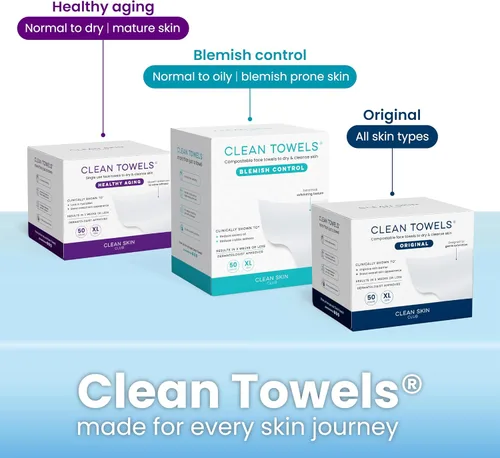 Vista 8 de CLEAN SKIN CLUB Caja de acrílico transparente para toallas limpias XL (NO incluidas), contenedor para 50 toallas limpias desechables XL, toallitas