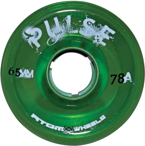 Vista 19 de Atom Skates Ruedas de rodillo cuádruple para exteriores (dureza 78A, 2.559 in x 1.457 in)
