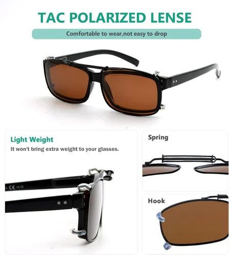 Vista 4 de Eyekepper Gafas de sol polarizadas con clip grande