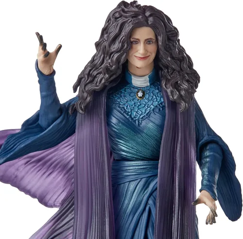 Vista 5 de Marvel Legends Series Agatha Harkness, WandaVision - Figuras de acción coleccionables de 6 pulgadas, a partir de 4 años Marvel Legends Disney+