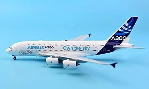 Vista 5 de JC Wings Airbus Industrie Posee El Sky A380 F-WWDD 1/400 Diecast Avión Modelo Avión