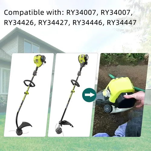 Vista 5 de 1 unids 310585012 310585001 Depósito de combustible para RYOBI Homelite RY34007 RY34007 RY34426 RY34427 RY34446 RY34447 BM4CSSAC BM4CSSACC