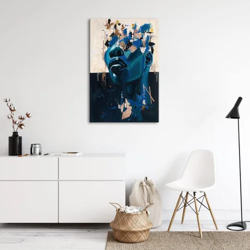 Vista 4 de Arte de pared de mujer negra, pinturas de reina negra para paredes, póster motivacional de niña negra, decoración de pared para pared, lienzo