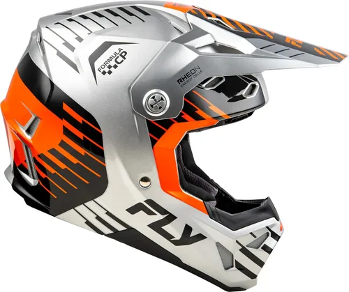 Vista 4 de Casco de motocicleta todoterreno Fly Racing Adult Formula CP Slice MX ATV, aprobado por DOT/FMVSS 218