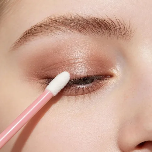 Vista 6 de 100 piezas de aplicadores de brillo labial, pinceles desechables aplicadores de brillo labial varitas de brillo labial aplicadores kit