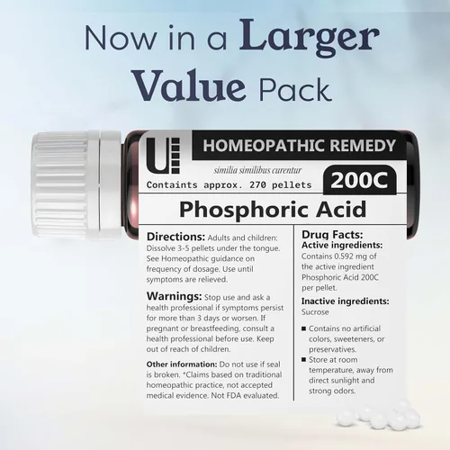 Vista 6 de Ácido fosfórico 200C Remedio homeopático, Urenus