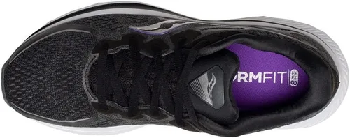 Vista 4 de Saucony Omni 20 - Tenis de correr para mujer, NegroBlanco