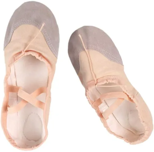 Vista 3 de ONDIAN CHUNCIN - Ballet Dancing Shoes Ballet Slippers Pilates Shoes Yoga Shoes Dance Gymnastics Shoes for Dancer Children Adults Size 26
