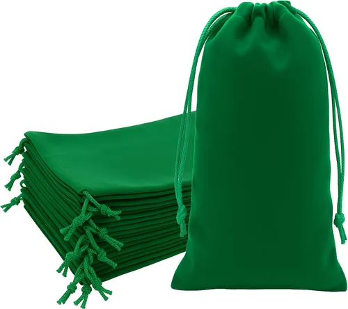 Vista 62 de Mandala Crafts Bolsas de terciopelo negro con cordón de 14 x 14 pulgadas, 10 bolsas grandes de terciopelo con cordón a granel para regalos de fiesta