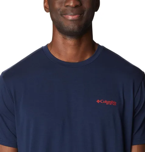 Vista 4 de Columbia Camiseta de manga corta PFG Fish Flag Tech para hombre