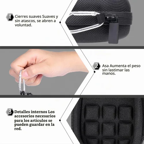 Vista 4 de co2CREA Carcasa rígida de repuesto para Logitech MX Anywhere 3S Anywhere 3 Anywhere 2S Anywhere 2 Compact Performance Mouse (estuche grafito)