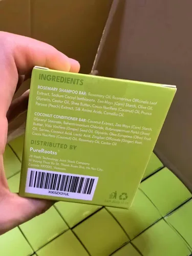 Vista 9 de Rosemary - Juego de 3 barras de champú y acondicionador para cabello de aspecto saludable - Barras de champú sólido natural para mujeres con cabello
