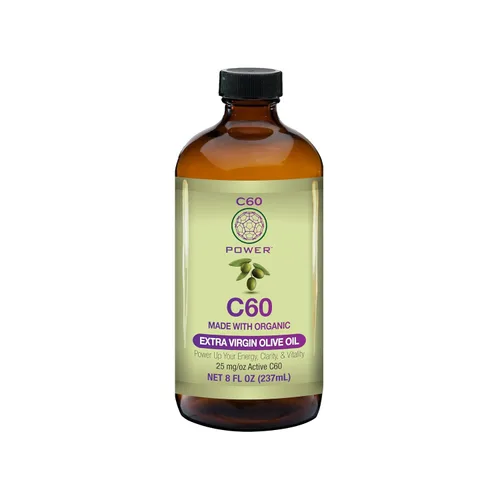 Vista 3 de C60 Power EVOO Aceite de oliva virgen extra orgánico, 16 onzas líquidas