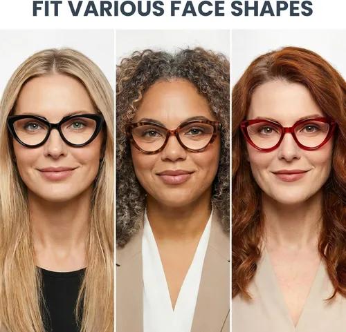 Vista 5 de Eyekepper Paquete de 5 lentes de lectura para mujeres lectores de ojo de gato