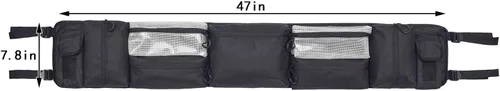 Vista 3 de MYDAYS Funda organizadora de jaula enrollable UTV, bolsa de almacenamiento trasera de carga, solución de almacenamiento de herramientas