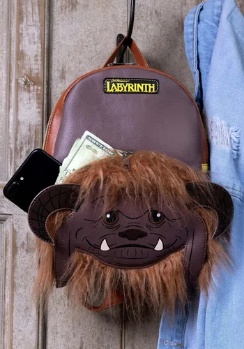 Vista 4 de Fun Costumes Labyrinth Ludo Mini Mochila Estándar Marrón, Marrón, Classic