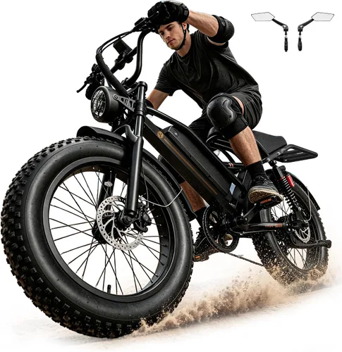 Vista 15 de Jasion YR20Pro Electric Bike,3000W Peak,Max 90 Miles & 38MPH,5 Riding Modes Set-2 Blanco