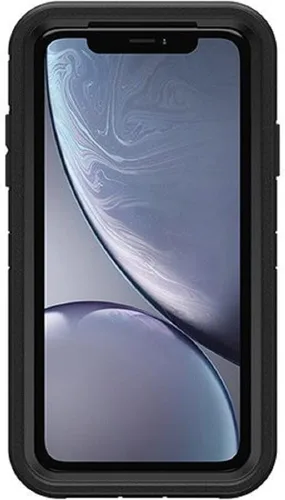 Vista 2 de OtterBox Defender Series - Funda solo para iPhone XR, solo funda, embalaje no minorista, color negro