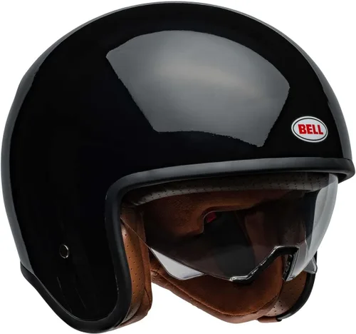 Vista 8 de Casco de moto BELL TX501 Culture 2-Blanco (Gloss Vintage White)