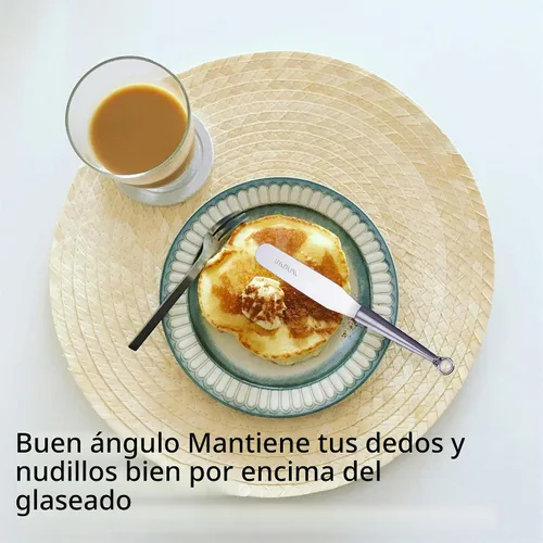 Vista 4 de Juego de espátulas para glaseado de pasteles, 4, 6, 8, 10 pulgadas, cuchillo esparcidor de glaseado para hornear, decorar pasteles