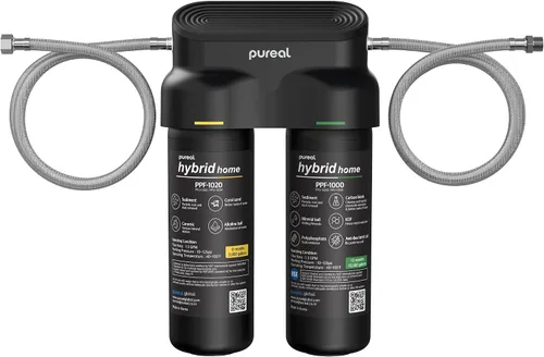 Vista 9 de Pureal Hybrid Home PPF-1000 - Filtro de repuesto de bloque de carbono de 10 pulgadas, 10000 galones, sedimento mineral KDF polifosfato, NSF/ANSI 42