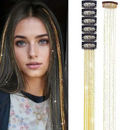 Vista 41 de Extensiones de cabello humano real con broches, 4.23 oz, 7 unidades, extensiones de cabello humano real con clip, de 14 pulgadas, rubio ceniza a