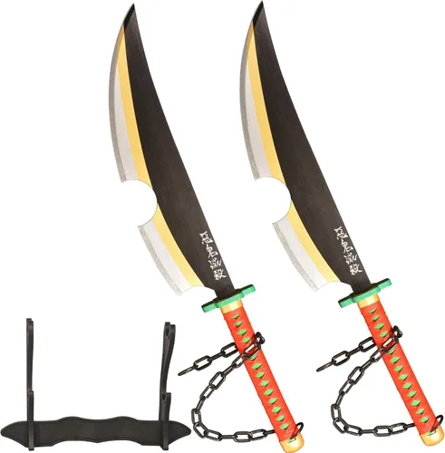 Vista 100 de SV Anime Demon Slayer Sword Katana 41 Inch Decorative Collectible Gift Cosplay Sword，Various Styles Available