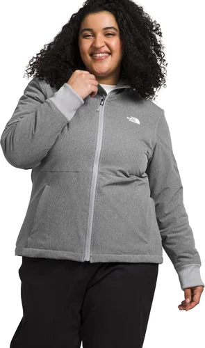 Vista 3 de Chaqueta con capucha Shelbe Raschel para mujer - Gris Asfalto