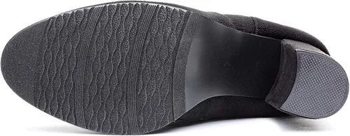 Vista 7 de Dream Pairs - Botas altas sobre la rodilla a la moda ajustadas y con tacón grueso para mujer