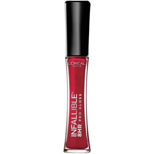 Vista 34 de L'Oreal Paris Makeup Infallible - Brillo labial hidratante de 8 horas, pétalo nude, 0.21 onzas líquidas Pétalo Desnudo