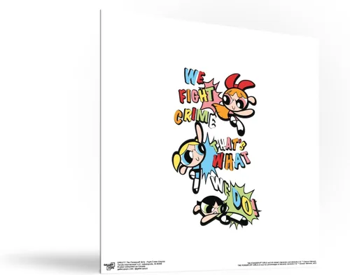 Vista 3 de Trends International Gallery Pops Cartoon Network The Powerpuff Girls - Paquete de arte de pared de flores (paquete de 3)