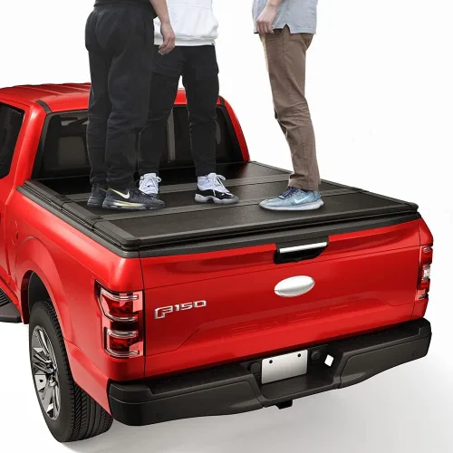 Vista 10 de Funda de cama de camioneta rígida de tres pliegues, de 8 pies, para reemplazo de 1994-2018 Ram 1500 2500 3500 y 2019-2023 Ram 1500 Classic sin