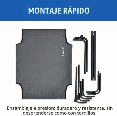Vista 6 de ABCPET Cama elevada refrescante para perros, cama elevada para perros para exteriores, camas impermeables para mascotas, cuna estable y fácil