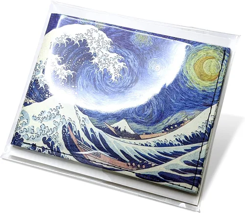 Vista 4 de mighty wallet Billetera Tyvek Stitched Dynomighty Stitched Wave Van Gogh, Classic