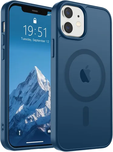 Vista 138 de SUPFINE Funda magnética para iPhone SE 2022 (3ª)/2020 (2ª), iPhone 8 (compatible con MagSafe) (protección contra caídas de grado militar), funda