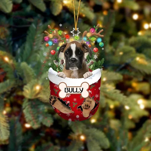 Vista 91 de IZI POD Affenpinscher Adorno de Navidad personalizado para perro, adorno de bolsillo de nieve para perro para árbol de Navidad, adorno acrílico