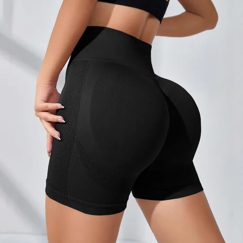Vista 6 de Women's High Waisted Biker Shorts Butt Lifting Tummy Control Gym Shorts Slim Fit Stretch Fitness Yoga Leggings Shorts