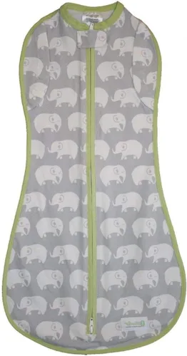 Vista 16 de Saco de bebé Woombie, convertible, fácil de usar, opción natural de abrazo, elástico, abrazable, tela transpirable
