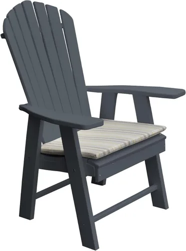 Vista 7 de Furniture Barn USA Silla Adirondack vertical de polietileno (azul Aruba)