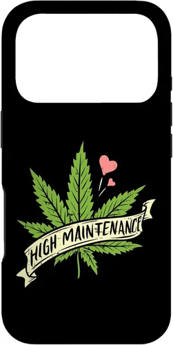 Vista 30 de High Maintenance Weed Cannabis Pocket 420 THC Stoner Gift Case for iPhone 17
