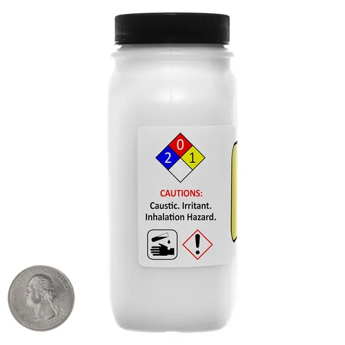 Vista 3 de Fosfato trisódico [Na3O4P] Cristales de grado ACS 99.9% de 8 onzas en una botella ahorradora de espacio